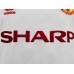 Manchester United 86/88 Away White Long Sleeve Soccer Jersey